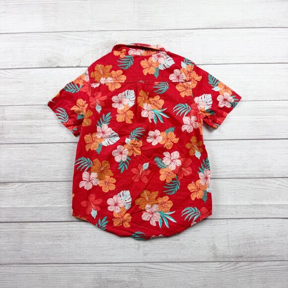 Cat & Jack Floral Tropical Collared Shirt - Picture 4 of 4